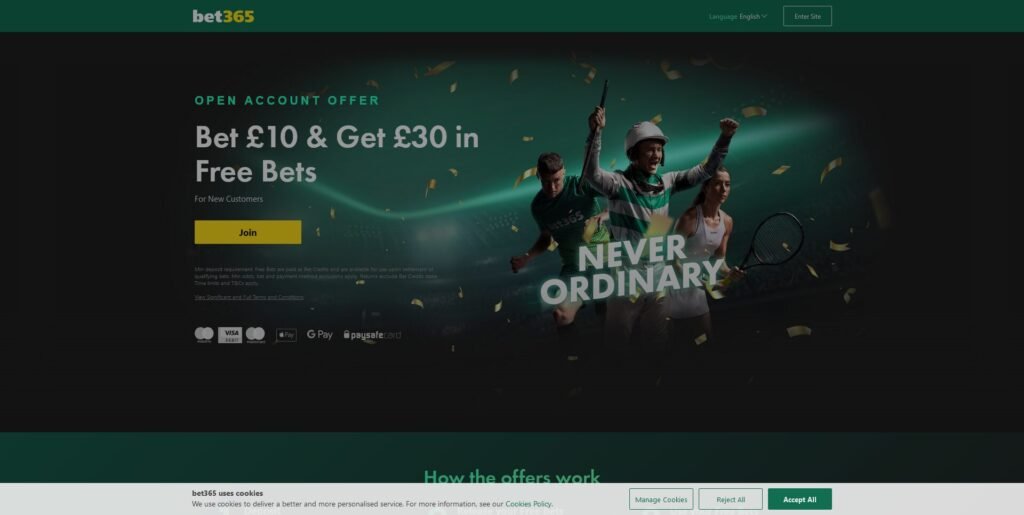 bet365uk login Bonus code bet365 UK