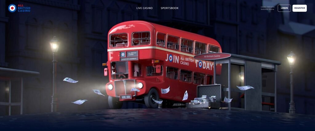 all british casino login code